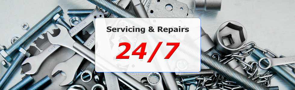 Garage doors serviced and repaired